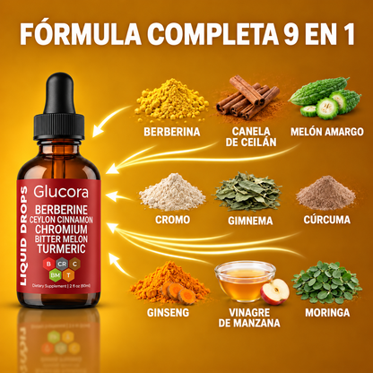 Glucora™ – ¿Bajones de Azucar & Mareos repentinos? 50%OFF