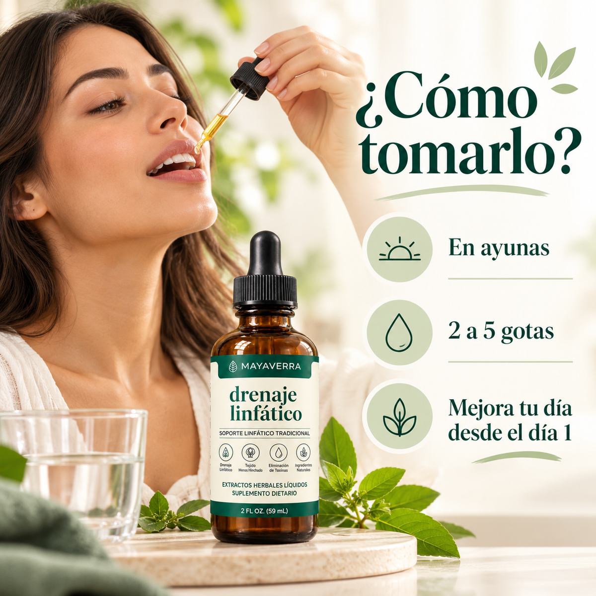 Drenaje linfatico Original | ¿Hinchazón y sensación de pesadez? Envio Gratis
