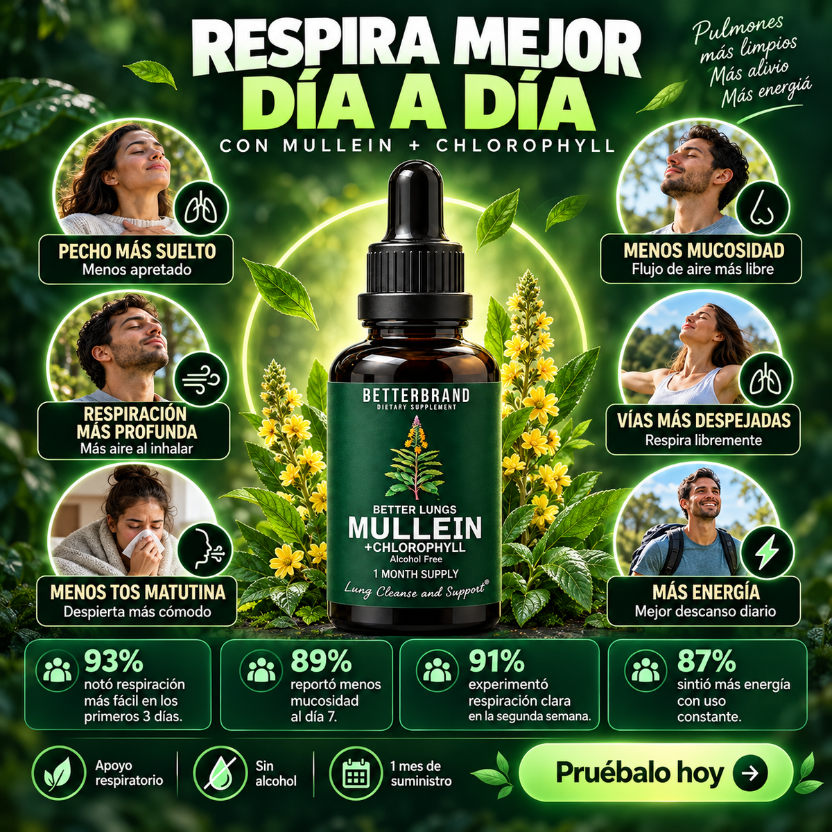 BETTERBRAND ¿Tos, flema o sensación de pecho pesado? Detox