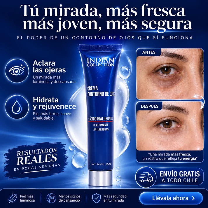 ¿Cansada de verte con cara de sueño aunque hayas descansado? CREMA ANTIOJERAS ™ Original